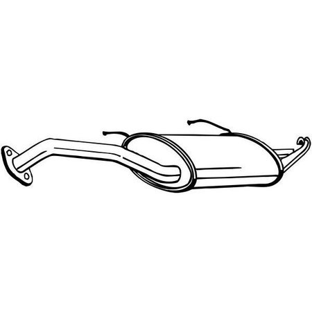 BOSAL EXHAUST 91-94 Nissan Nx-Sentra 1.6L Muffler, 145-389 145-389